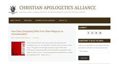 Desktop Screenshot of christianapologeticsalliance.com