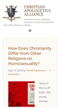 Mobile Screenshot of christianapologeticsalliance.com