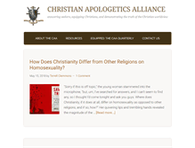 Tablet Screenshot of christianapologeticsalliance.com